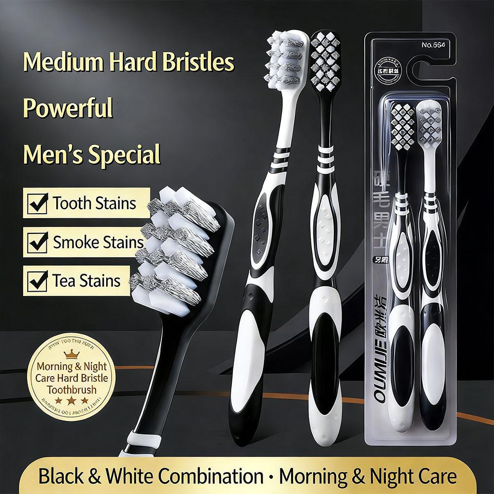 Teeth Whitening Kit - Ultra-Fine Soft Hard Bristle Toothbrush Set