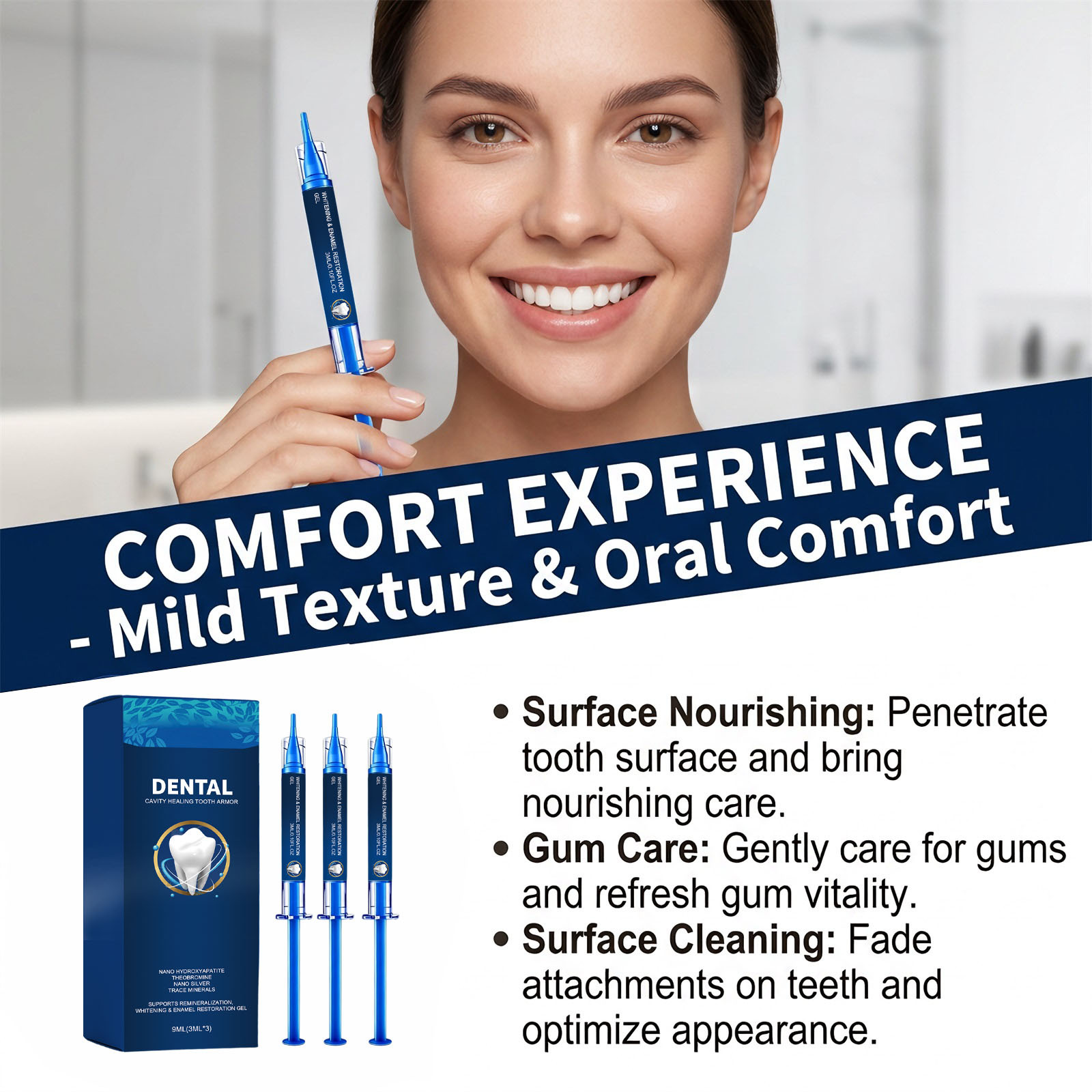 Gum Care Gel Oral Care Serum T - Teeth Whitening Near Me recension och pris