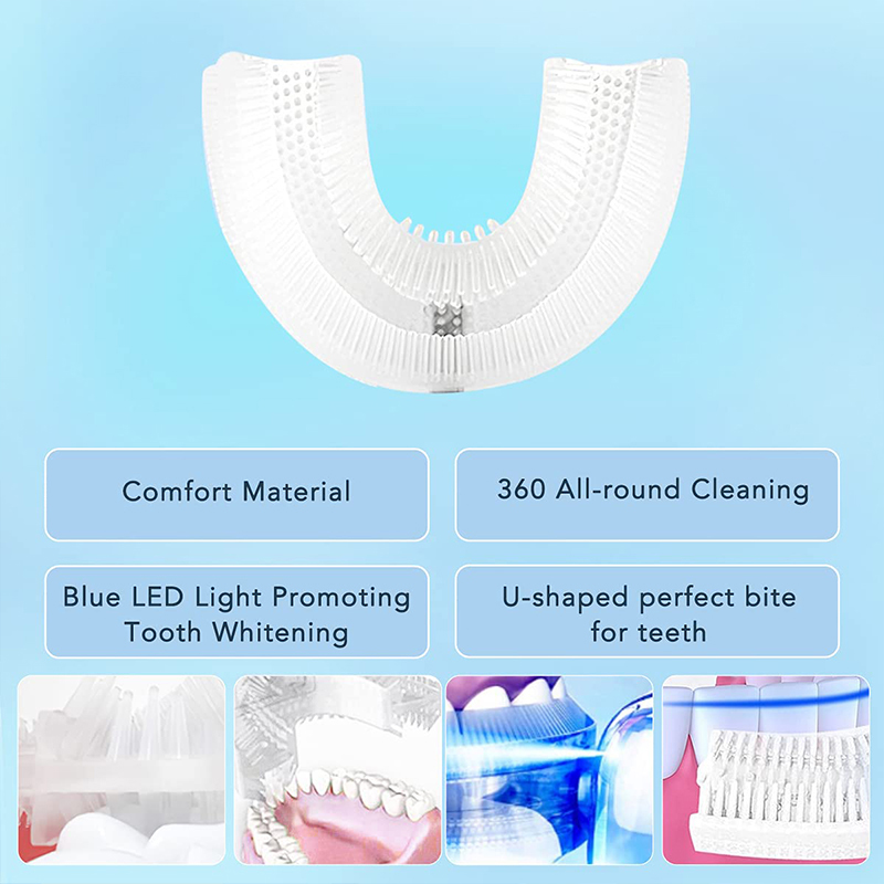 U-Shaped Rechargeable Light Qu - Teeth Whitening Kit recension och pris