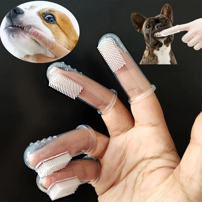 Soft Silicone Pet Finger Dog T - Teeth Whitening Mouthwash recension och pris